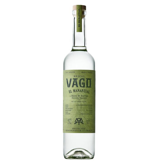 Vago Mezcal El Manantial By Hijos De Barriga 86 - 750ML - Front