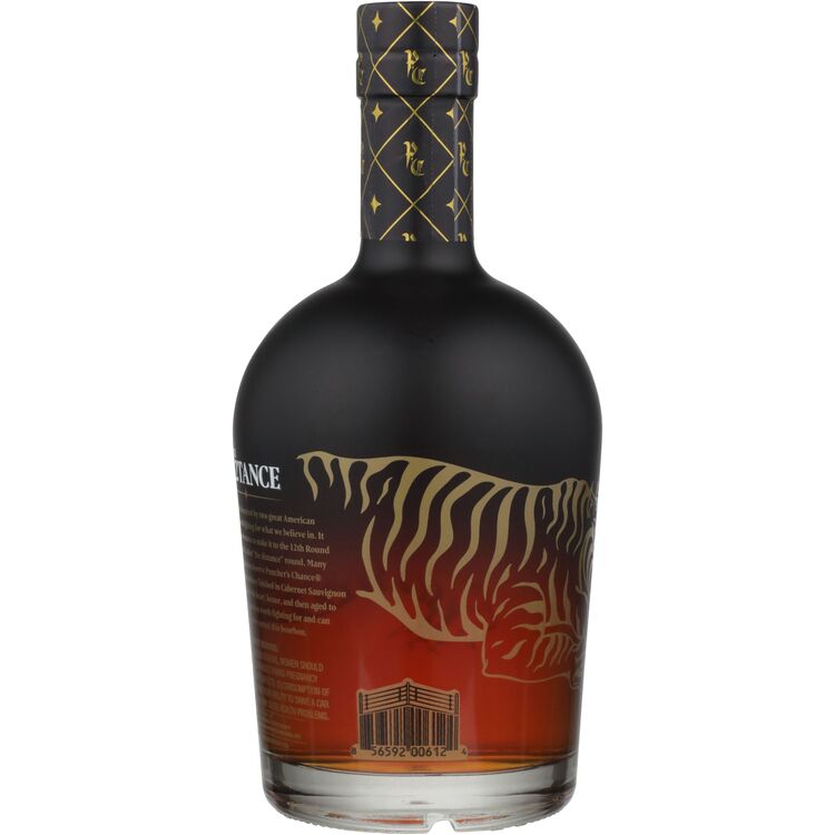 Puncher's Chance Straight Bourbon The D12tance Finished In Cabernet Sa - 750ML - Back