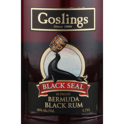 Goslings Black Rum Black Seal 80 - 1.75L