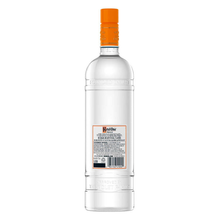 Ketel One Orange Flavored Vodka Oranje 80 - 1.0L - Back