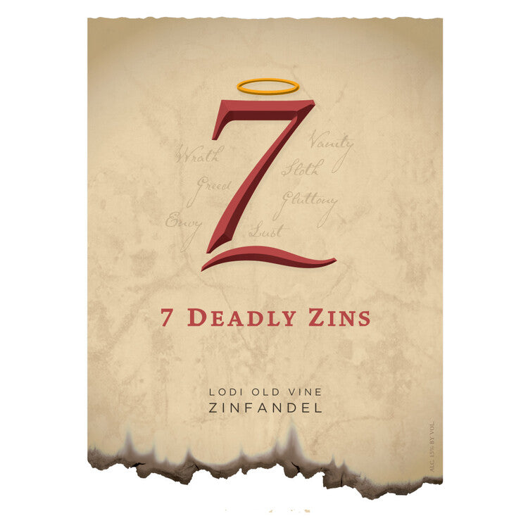 Seven Deadly Zinfandel Old Vine Lodi - 750ML - Front Label