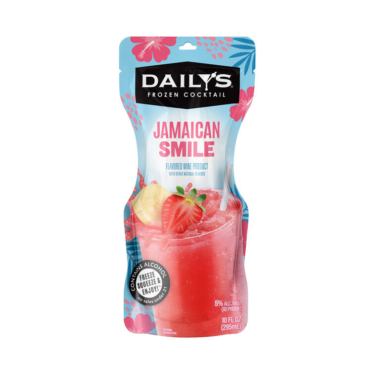 Daily's Jamaican Smile Wine Based Cocktail - 10 Z - Front