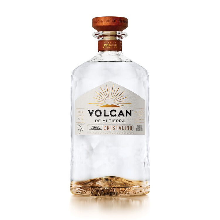 Volcan De Mi Tierra Tequila Reposado Cristalino 80 - 750ML - Front