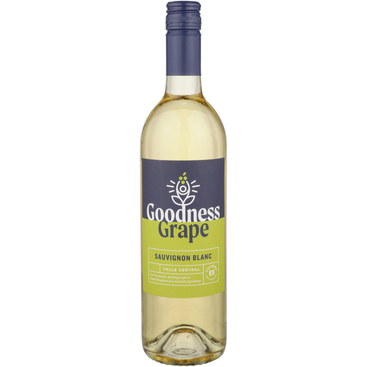 Goodness Grape Sauvignon Blanc 86 Calories Per Serving Central Valley - 750ML