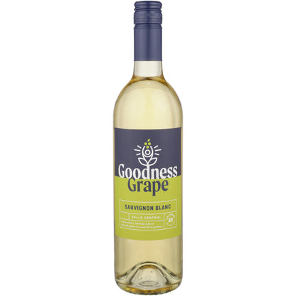 Goodness Grape Sauvignon Blanc 86 Calories Per Serving Central Valley - 750ML