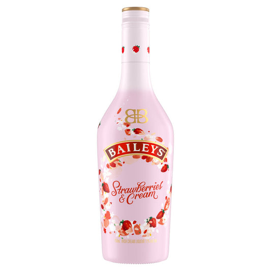Baileys Cream Liqueur Strawberries & Cream 34 - 750ML - Front