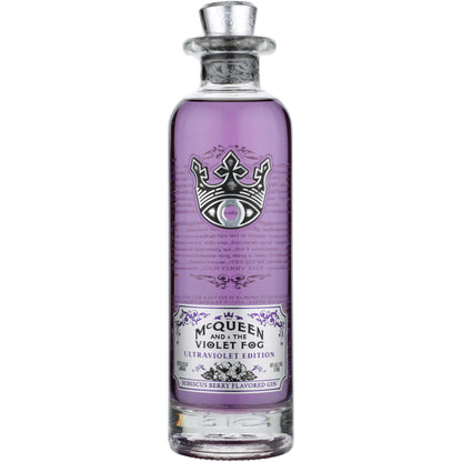 Mcqueen And The Violet Fog Ultra Violet Hibiscus Berry Flavored Gin 80 - 375ML - Front