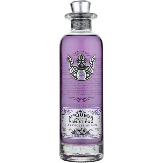 Mcqueen And The Violet Fog Ultra Violet Hibiscus Berry Flavored Gin 80 - 375ML - Front