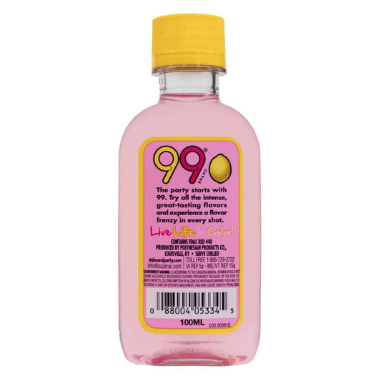 99 Brand Pink Lemonade Liqueur 99 - 100ML - Back