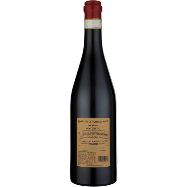 Cordero Di Montezemolo Barolo Monfalletto 2021 - 750ML - Back