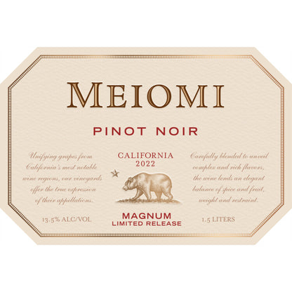 Meiomi Pinot Noir Limited Release California - 1.5L - Front Label