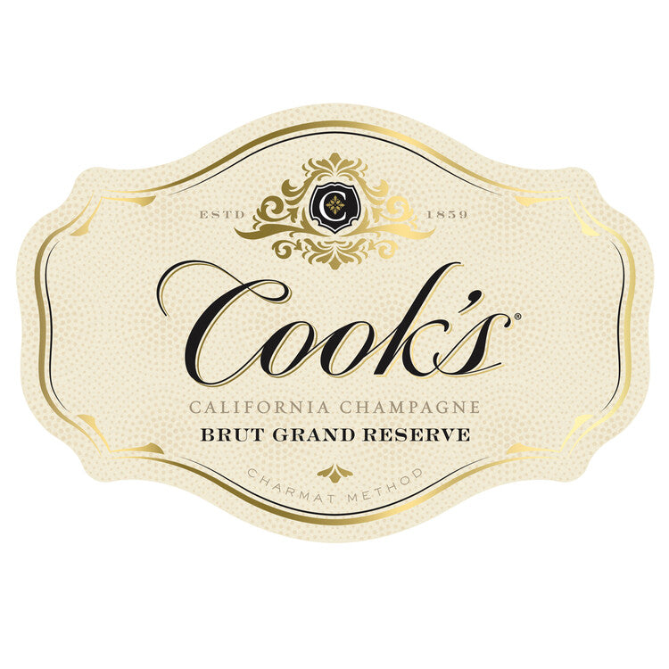 Cook's Brut Grand Reserve Champagne California - 750ML - Front Label