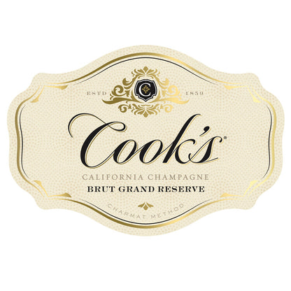 Cook's Brut Grand Reserve Champagne California - 750ML - Front Label