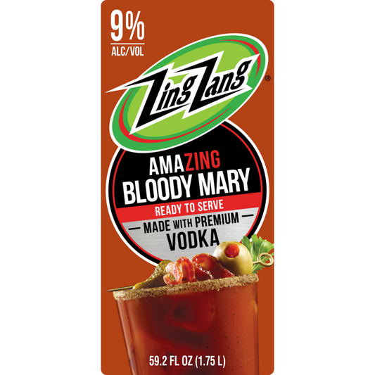 Zing Zang Ready To Serve Bloody Mary 18 - 1.75L - Front Label