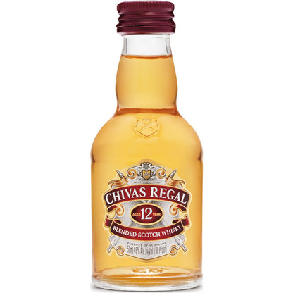 Chivas Regal Blended Scotch 12 Yr 80 - 50ML - Front