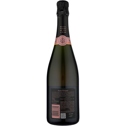 Veuve Clicquot Champagne Brut Rose Vintage 2015 W/ Gift Box - 750ML - Back