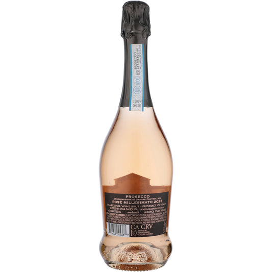 Villa Sandi Prosecco Brut Il Fresco Rose Millesimato 2023 - 750ML - Back