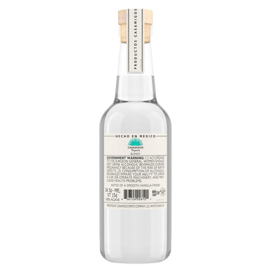 Casamigos Tequila Blanco 80 - 375ML - Back