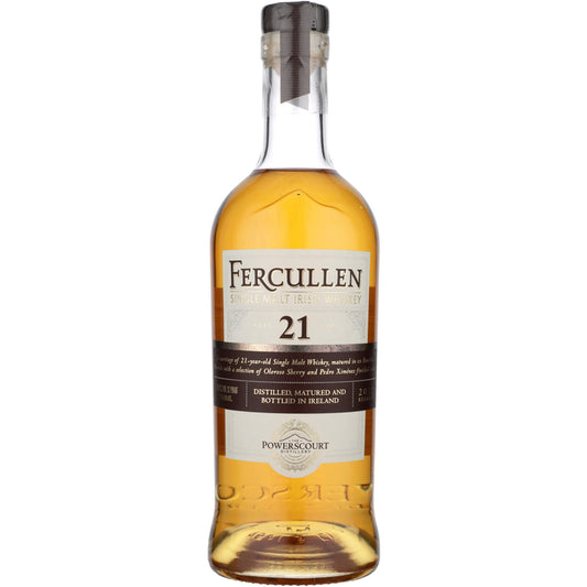 Fercullen Single Malt Irish Whiskey 21 Yr 92 - 750ML - Front