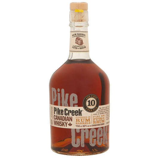Pike Creek Canadian Whisky Finished In Rum Barrels 10 Yr 84 - 750ML - Front