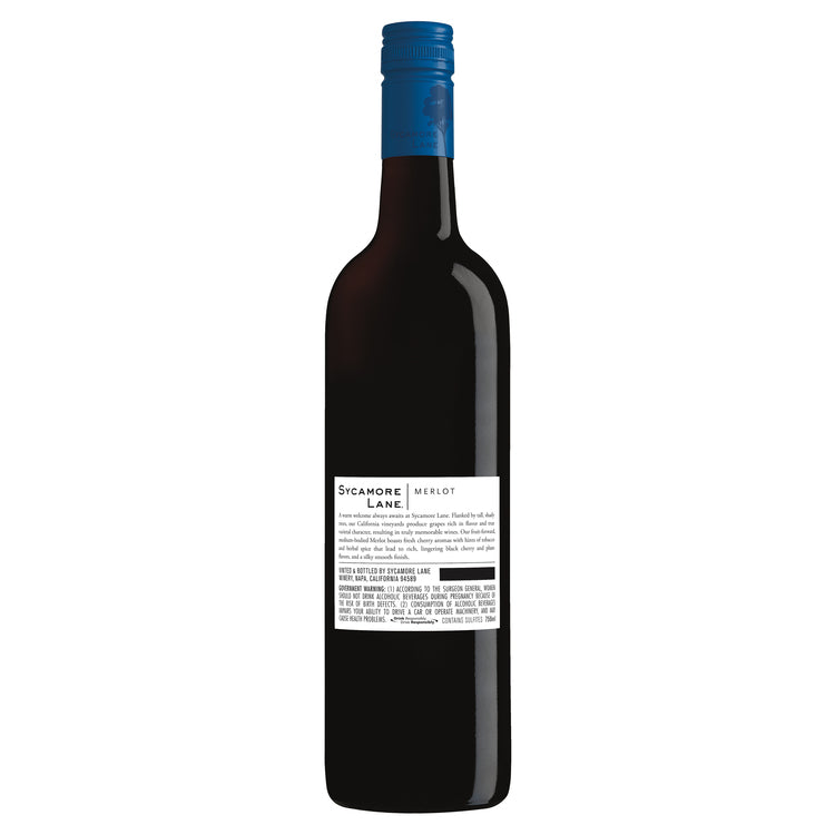 Sycamore Lane Merlot California - 750ML - Back
