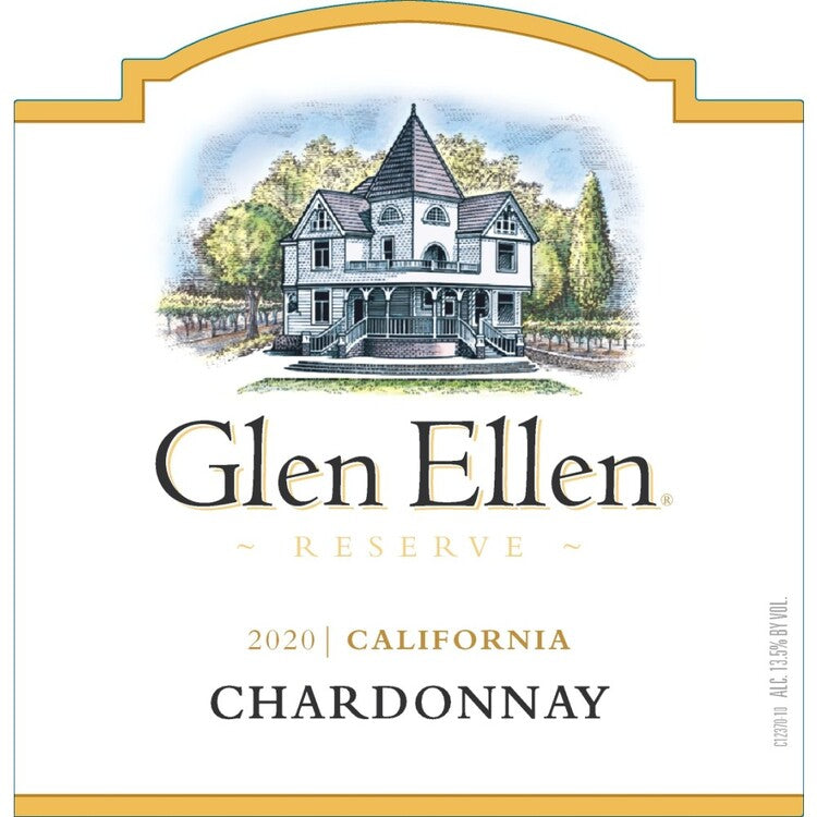 Glen Ellen Chardonnay California - 750ML - Front Label