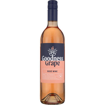 Goodness Grape Rose 85 Calories Per Serving California 2020 - 750ML - Front