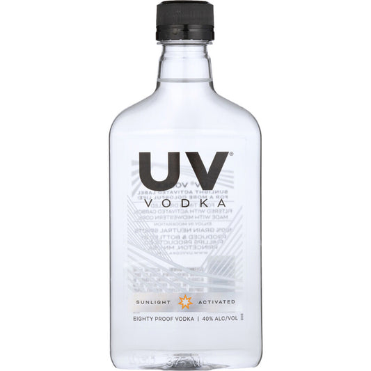 Uv Vodka 80 - 375ML - Front