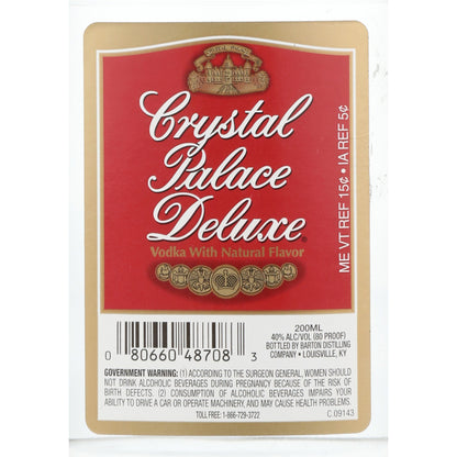 Crystal Palace Vodka 80 - 200ML - Front Label