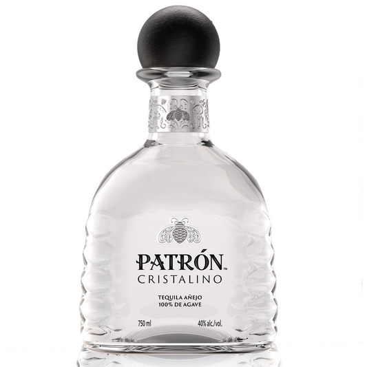 Patron Tequila Cristalino Anejo 80 - 750ML - Front
