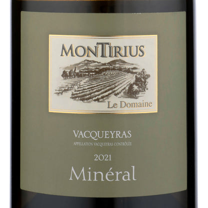 Montirius Vacqueyras Blanc Mineral 2021 - 750ML - Front Label