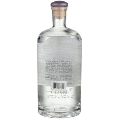 Nonino Grappa Il Merlot Di Nonino Monovitigno 82 - 750ML - Back