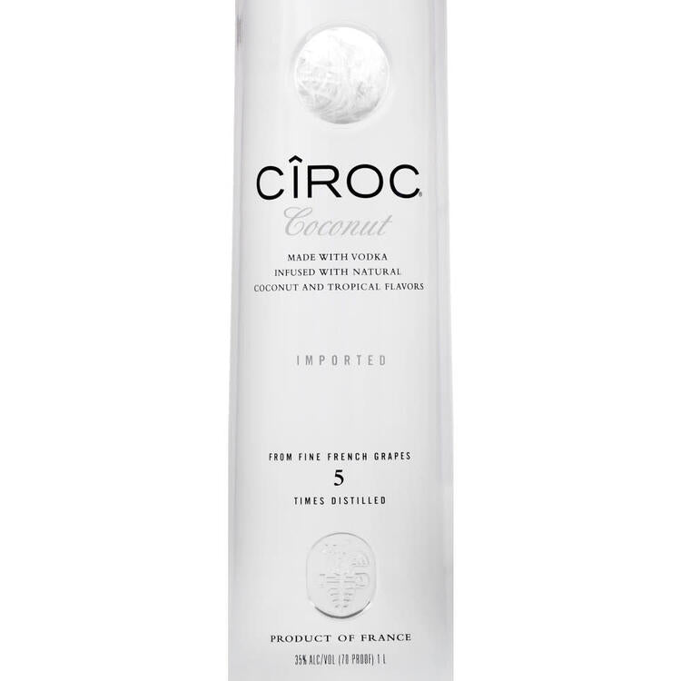 Ciroc Coconut Flavored Vodka 70 - 1.0L - Front Label
