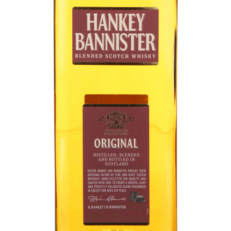 Hankey Bannister Blended Scotch Original 86 - 750ML - Front Label