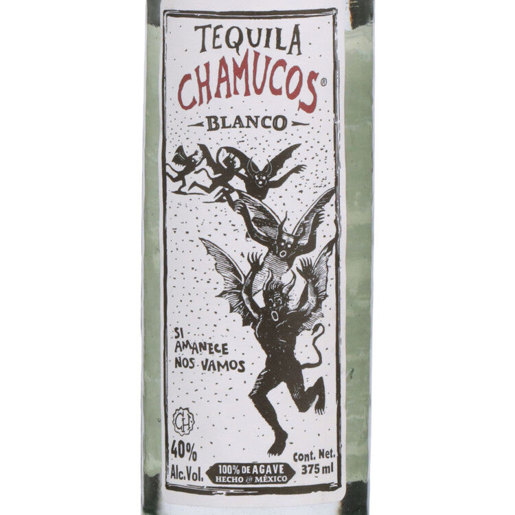 Chamucos Tequila Blanco 80 - 375ML - Front Label