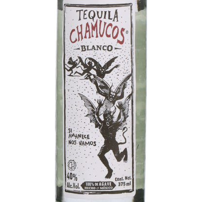 Chamucos Tequila Blanco 80 - 375ML - Front Label
