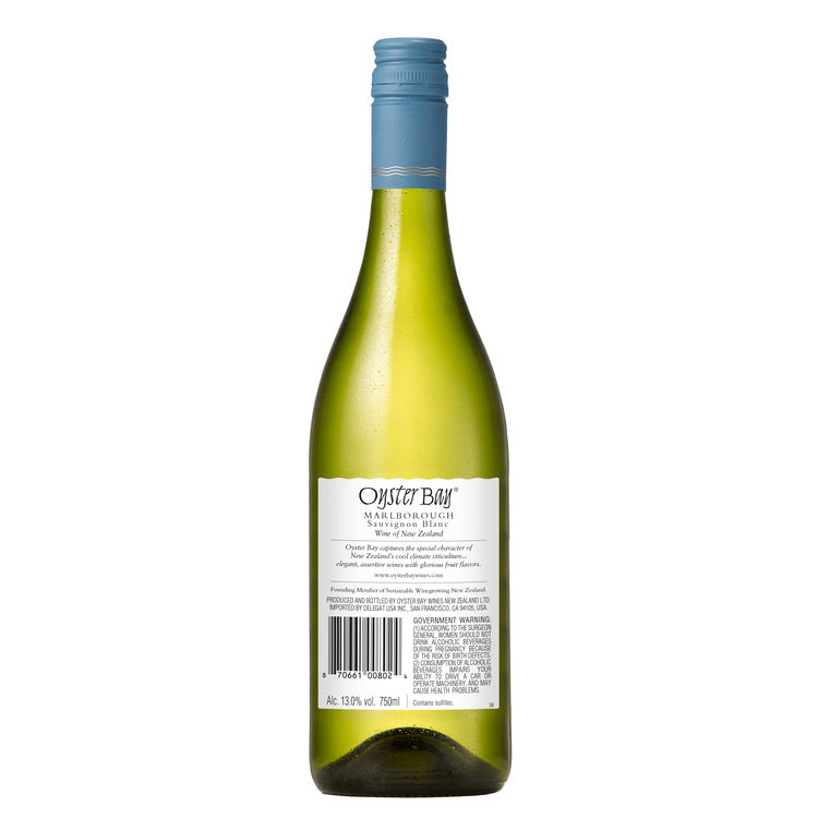 Oyster Bay Sauvignon Blanc Marlborough - 750ML - Back