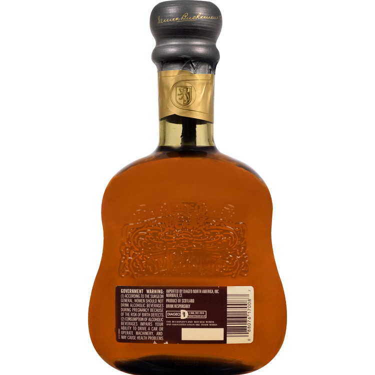 Buchanan's Blended Scotch Red Seal 80 - 750ML - Back
