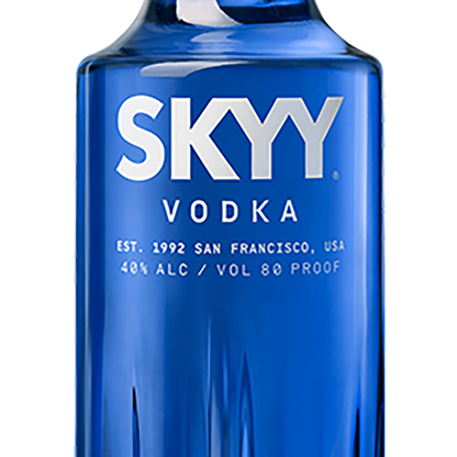 Skyy Vodka 80 - 375ML - Front Label