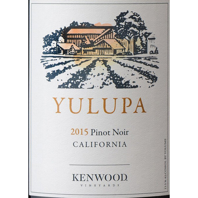 Kenwood Pinot Noir Yulupa California - 750ML - Front Label