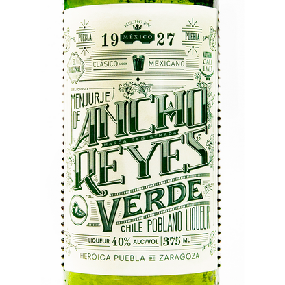 Ancho Reyes Licor De Chile Poblano Verde 80 - 375ML - Front Label
