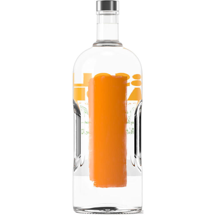 Absolut Orange Flavored Vodka Mandrin 80 - 1.75L - Back