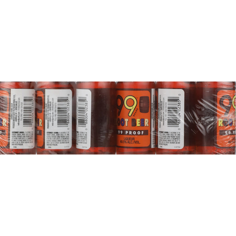 99 Brand Root Beer Liqueur 99 - 50ML - Front Label