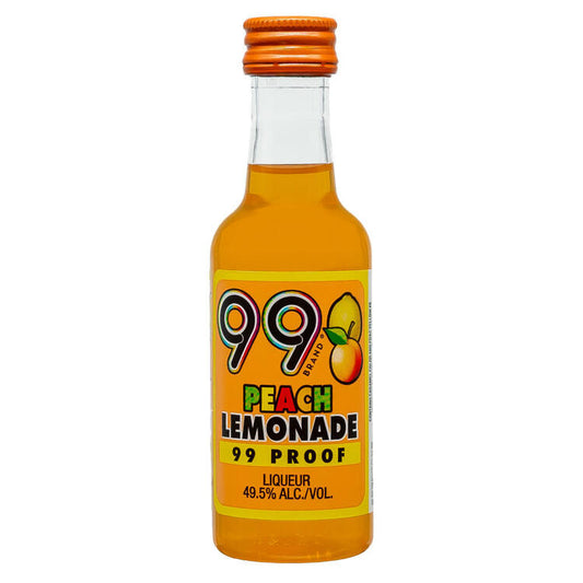 99 Brand Peach Lemonade Liqueur 99 - 50ML - Front