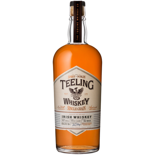 Teeling Single Grain Irish Whiskey 5 Yr 92 W/ Tubes - 750ML - Front