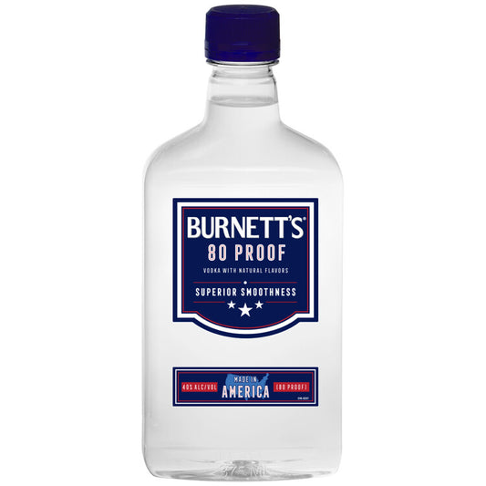 Burnett's Vodka 80 - 375ML - Front