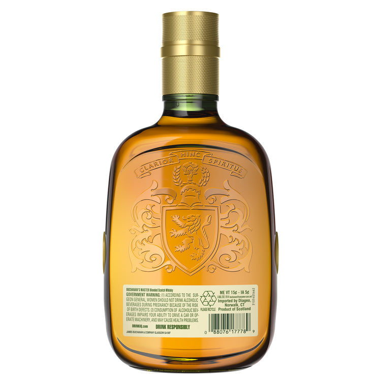Buchanan's Blended Scotch Master 80 - 750ML - Back