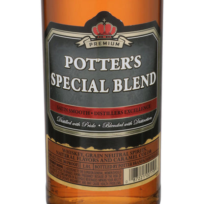 Potter's Blended Bourbon Special Blend 80 - 1.0L - Front Label