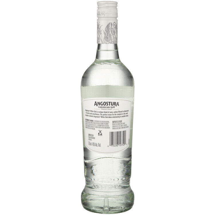 Angostura Light Rum White Oak 80 - 750ML - Back