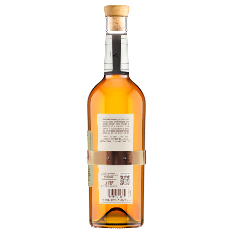 Basil Hayden Straight Bourbon Toast Small Batch 80 - 750ML - Back